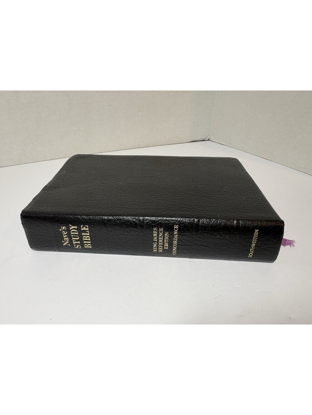 HOLY BIBLE King James Reference Edition Nave's Study Bible by Southwestern 1978
